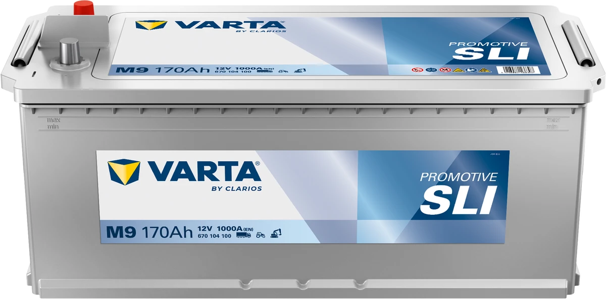Varta Promotive Blue B15GT M9 Truck Battery 12V 170Ah 1000A 670104100
