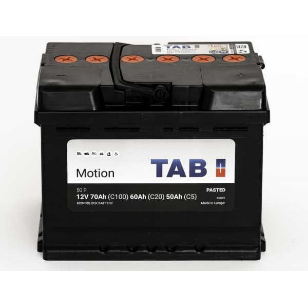 TAB Motion L2 50 P Leisure/RV Deep-Cycle Battery 12V 70/60/50Ah