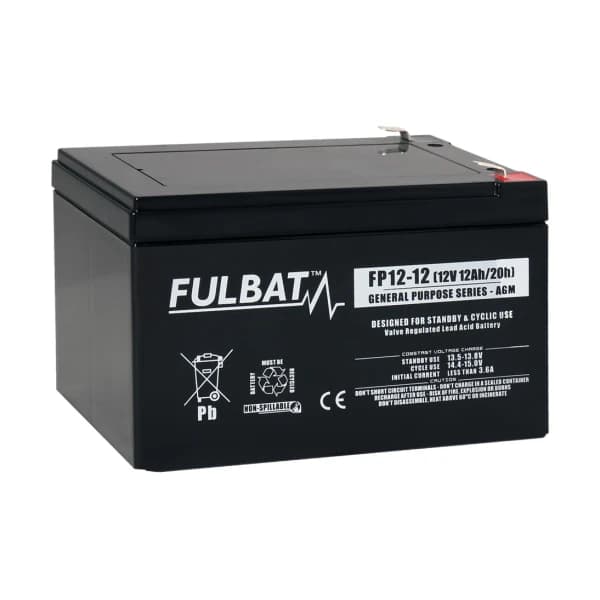 Fulbat FP12-12 / FP12-12FR Sealed AGM Battery 12V 12Ah