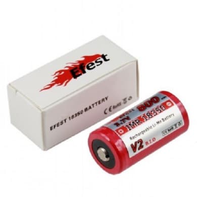 Efest IMR 18350 Li-Ion Rechargeable Battery 3.7V 800mAh