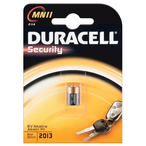 Duracell 11A MN11 6V Alkaline Battery 33mAh