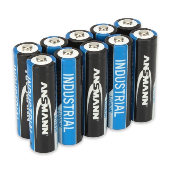 Ansmann Lithium AA LR6 1.5V Batteries 1502-0005, Box of 10