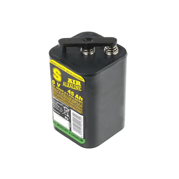 Cegasa 4R25 6V Air-Alkaline Lantern Battery 4AS2/45, Plastic Case