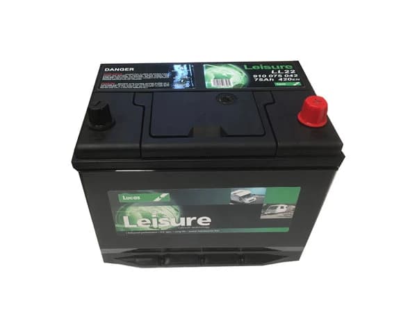 Lucas Marine Starter D26 LL22 Leisure Battery 12V 75Ah 420A