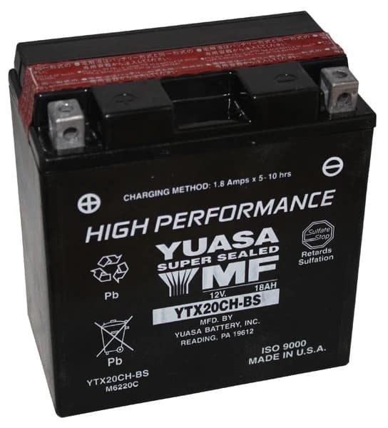 Yuasa YTX20CH-BS AGM Motorcycle Battery 12V 18Ah 270A