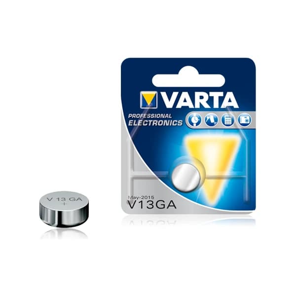 Varta LR44 GPA76 1.5V Alkaline Button Cell, Blister