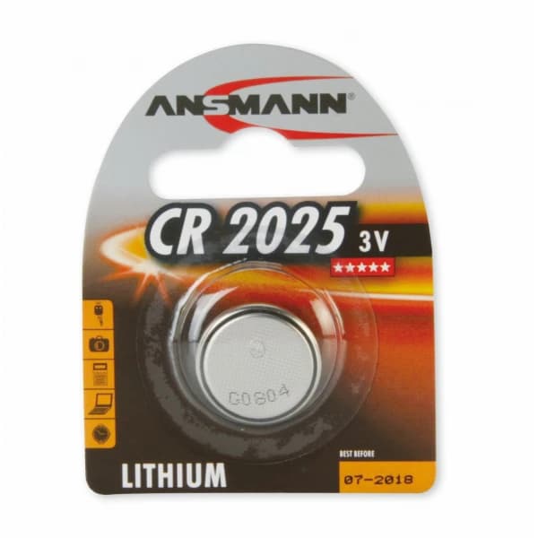 Ansmann CR2025 3V Lithium Coin Cell