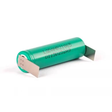 LG ICR18650-HB2 Industrial Li-Ion 18650 Cell 1500mAh 22A with U Solder Tabs